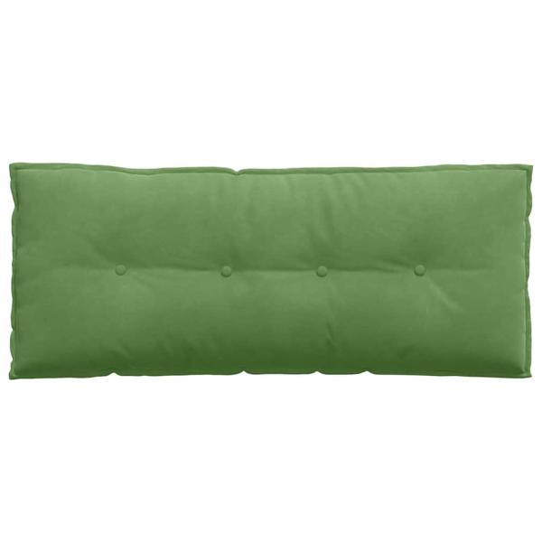 Rücken Kissen Hellgrün 120 x 50 cm Cordstoff