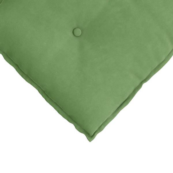 Rücken Kissen Hellgrün 120 x 50 cm Cordstoff