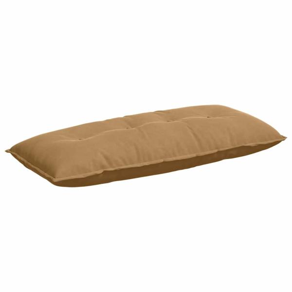 Rücken Kissen Braun 120 x 50 cm Cordstoff