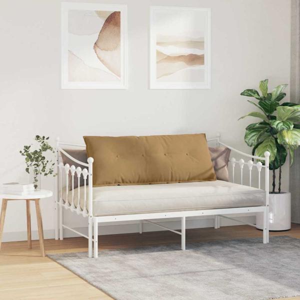 Rücken Kissen Braun 120 x 50 cm Cordstoff
