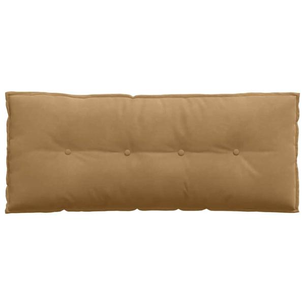 Rücken Kissen Braun 120 x 50 cm Cordstoff