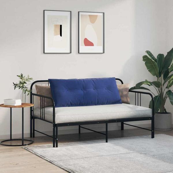 Rücken Kissen Polizeiblau 120 x 50 cm Cordstoff