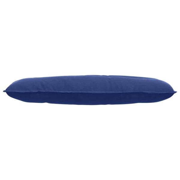 Rücken Kissen Polizeiblau 120 x 50 cm Cordstoff