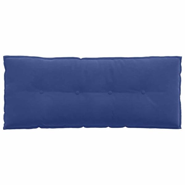 Rücken Kissen Polizeiblau 120 x 50 cm Cordstoff
