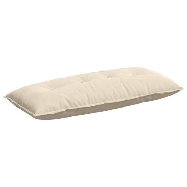 Rücken Kissen Beige 120 x 50 cm Mikrofaserstoff
