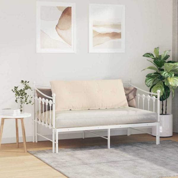Rücken Kissen Beige 120 x 50 cm Mikrofaserstoff