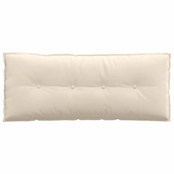 Rücken Kissen Beige 120 x 50 cm Mikrofaserstoff