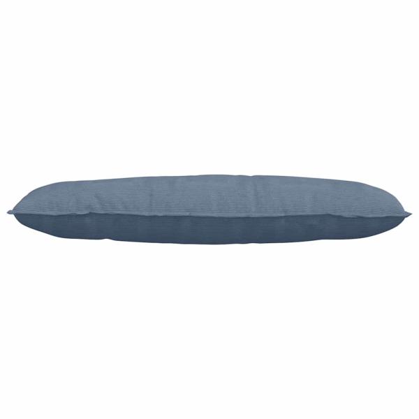Rückenkissen Blau 120 x 50 cm Cordstoff