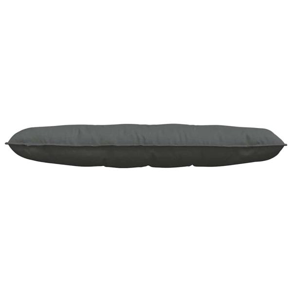 Rücken Kissen Dunkelgrau 140 x 19 x 50 cm Stoff