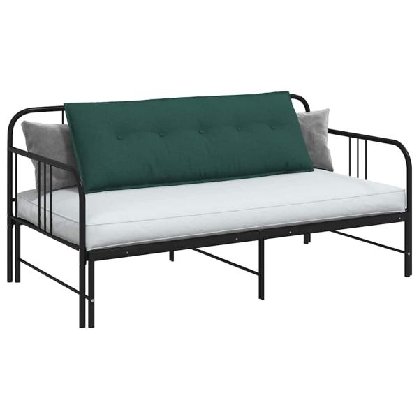 Rücken Kissen Dunkelgrün 140 x 19 x 50 cm Stoff