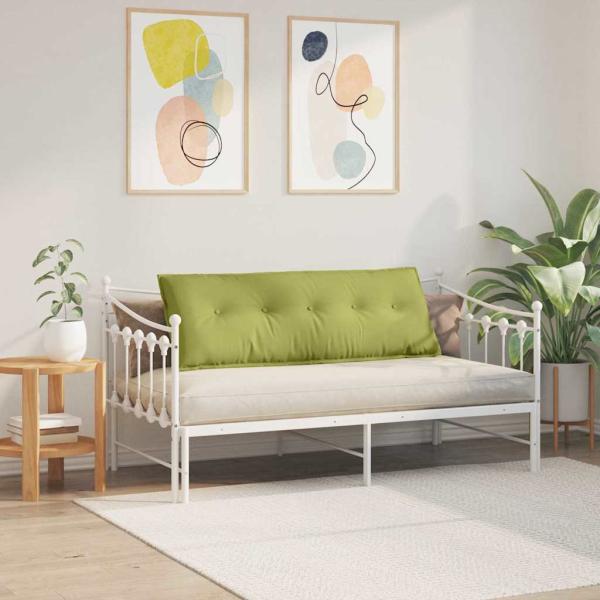 Rücken Kissen Hellgrün 140 x 19 x 50 cm Stoff