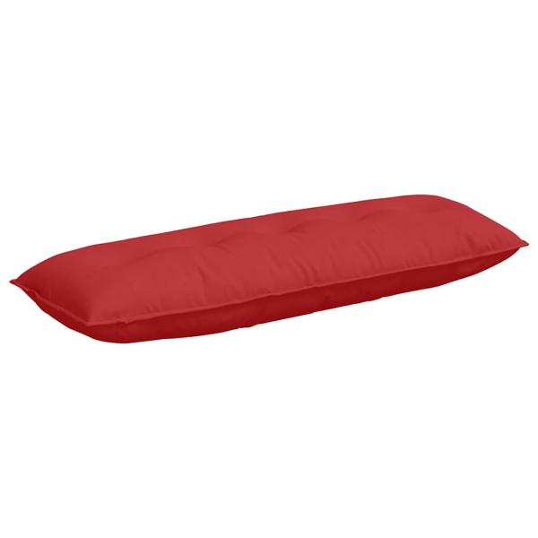 Rücken Kissen Rot 140 x 19 x 50 cm Stoff