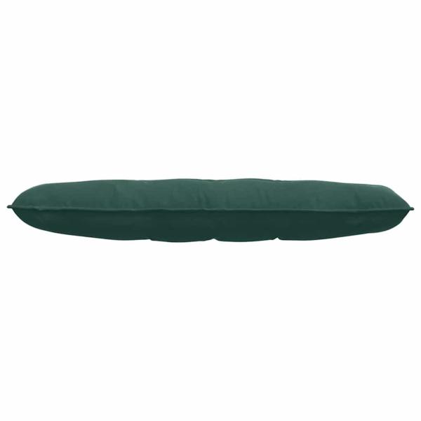 Rücken Kissen Dunkelgrün 140 x 50 cm Cordstoff