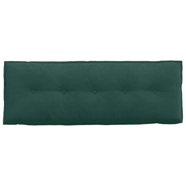 Rücken Kissen Dunkelgrün 140 x 50 cm Cordstoff