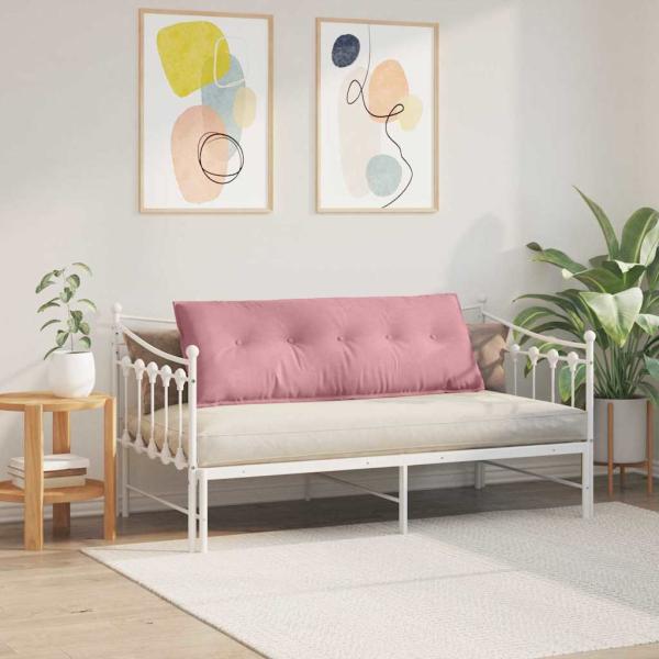Rücken Kissen Rosa 140 x 50 cm Cordstoff