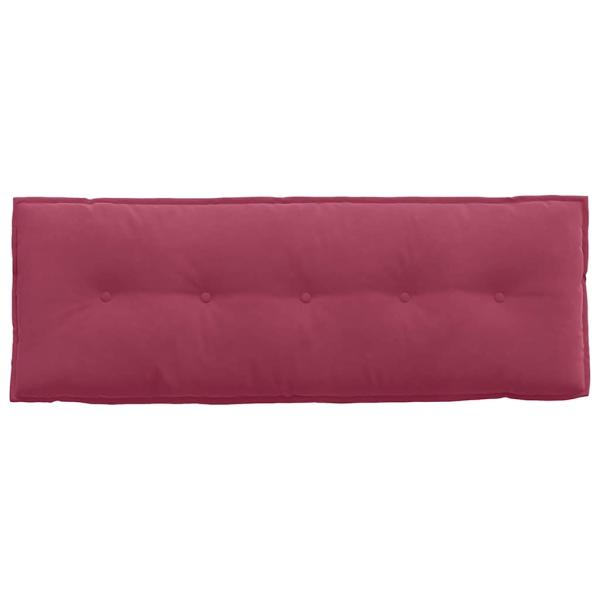 Rücken Kissen Weinrot 140 x 50 cm Cordstoff