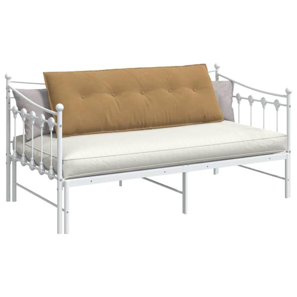 Rücken Kissen Braun 140 x 50 cm Cordstoff