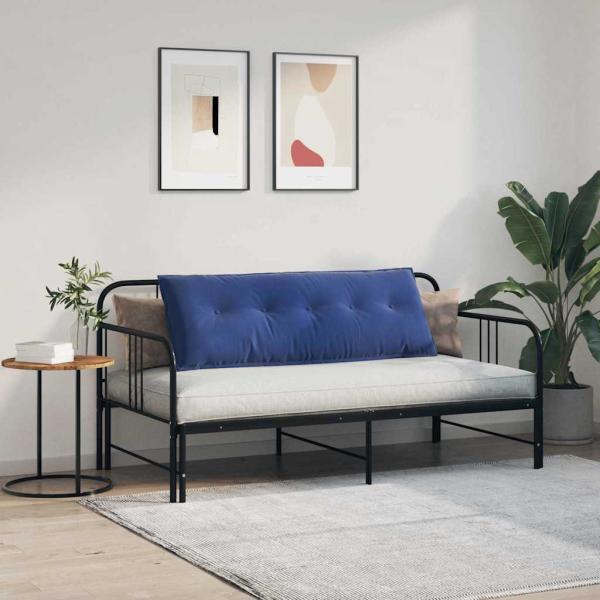 Rücken Kissen Polizeiblau 140 x 50 cm Cordstoff