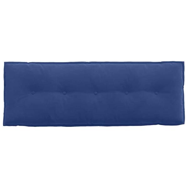 Rücken Kissen Polizeiblau 140 x 50 cm Cordstoff
