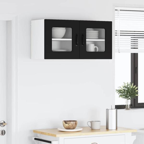 Küchenhängeschrank Schwarz 40 x 31 x 40 cm Holzwerkstoff