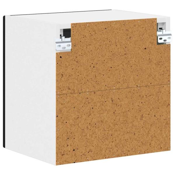 Küchenhängeschrank 2 pcs Schwarz 40 x 31 x 40 cm Holzwerkstoff