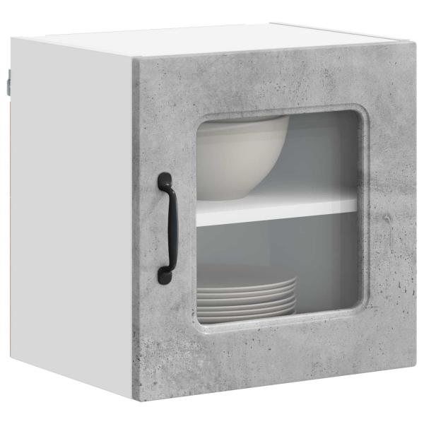Küchenhängeschrank Beton Grau 40 x 31 x 40 cm Holzwerkstoff