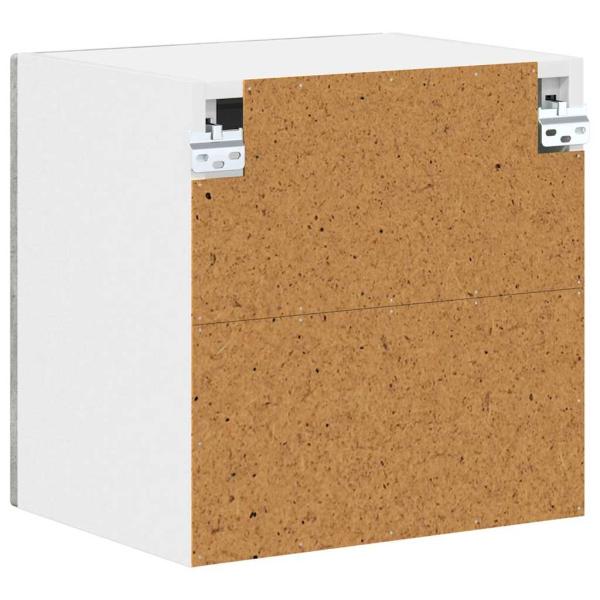 Küchenhängeschrank Beton Grau 40 x 31 x 40 cm Holzwerkstoff