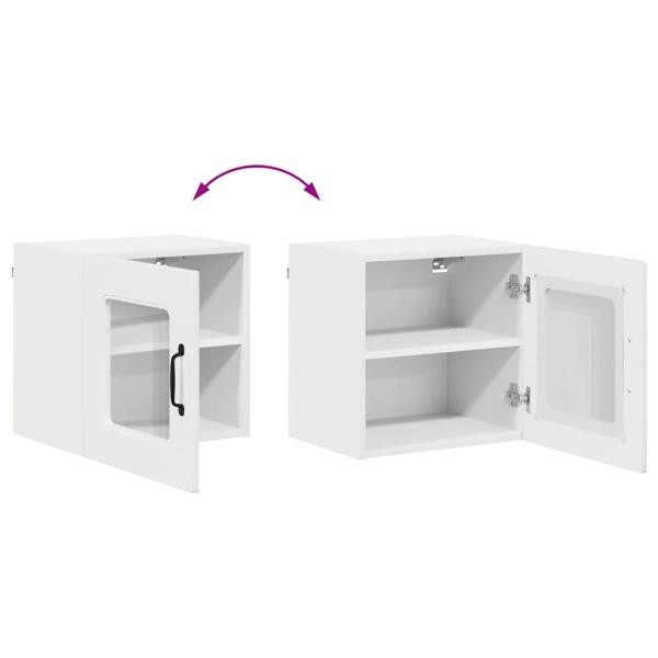 Küchenhängeschrank Hochglanz Weiß 40 x 31 x 40 cm Holzwerkstoff