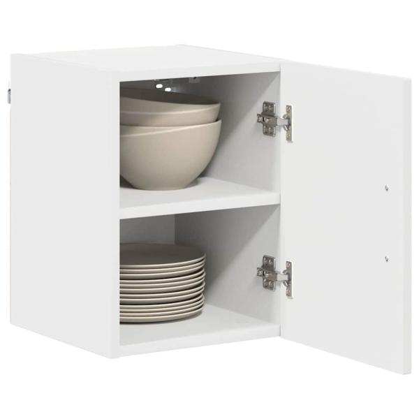 Küchenhängeschrank mit Regal Weiß 30 x 31 x 40 cm Holzwerkstoff