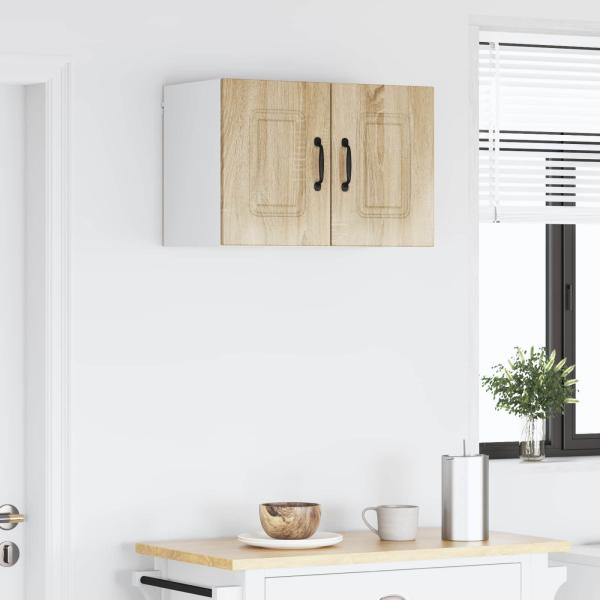 Küchenhängeschrank mit Regal 2 pcs Sonoma-Eiche 30 x 31 x 40 cm