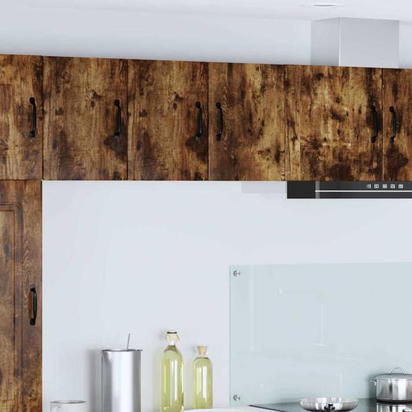 ARDEBO.de - Küchenhängeschrank 2 pcs Geräucherte Eiche 30 x 31 x 40 cm
