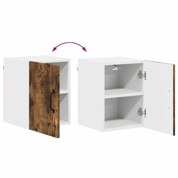 Küchenhängeschrank 2 pcs Geräucherte Eiche 30 x 31 x 40 cm