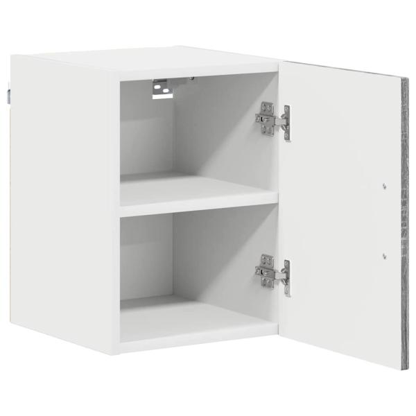 Küchenhängeschrank mit Tür 2 pcs Graues Sonoma 30 x 31 x 40 cm