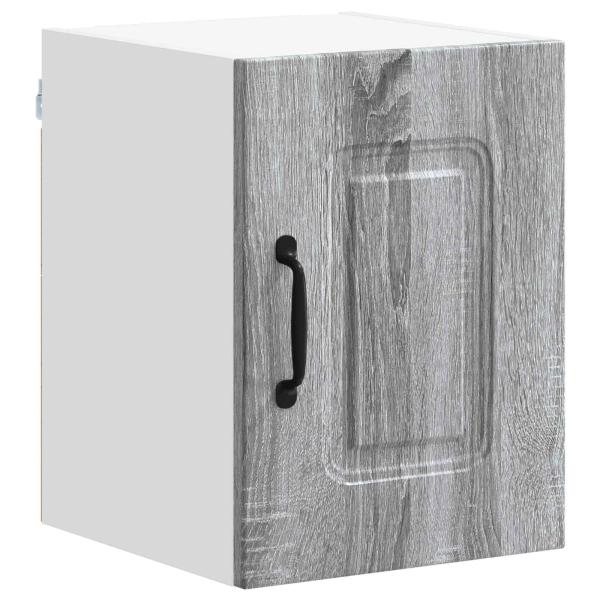 Küchenhängeschrank mit Tür 2 pcs Graues Sonoma 30 x 31 x 40 cm