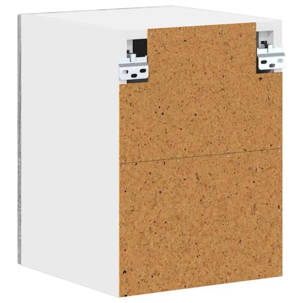 Küchenhängeschrank mit Tür 2 pcs Graues Sonoma 30 x 31 x 40 cm