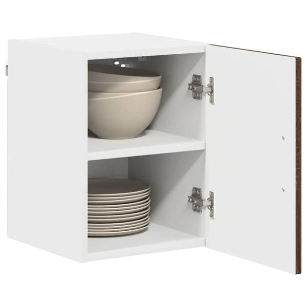 Küchenhängeschrank 2 pcs Braun Eichen-Optik 30 x 31 x 40 cm