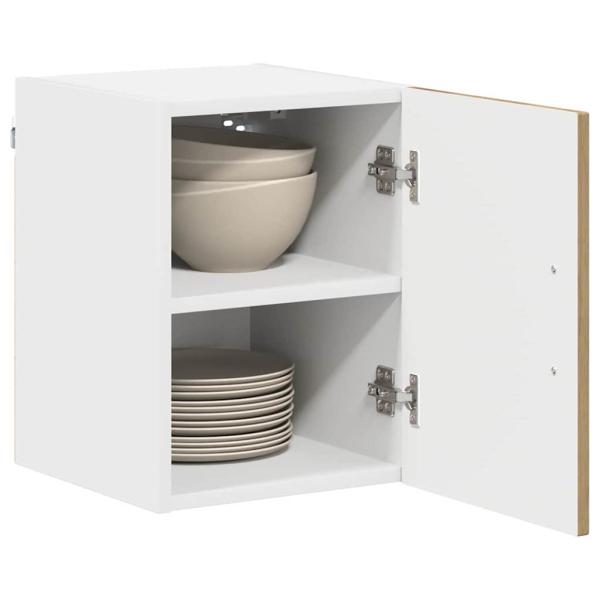 Küchenhängeschrank mit Tür 2 pcs Artisan-Eiche 30 x 31 x 40 cm