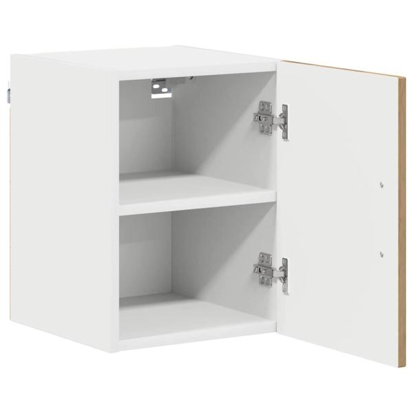 Küchenhängeschrank mit Tür 2 pcs Artisan-Eiche 30 x 31 x 40 cm