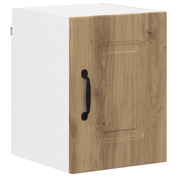Küchenhängeschrank mit Tür 2 pcs Artisan-Eiche 30 x 31 x 40 cm