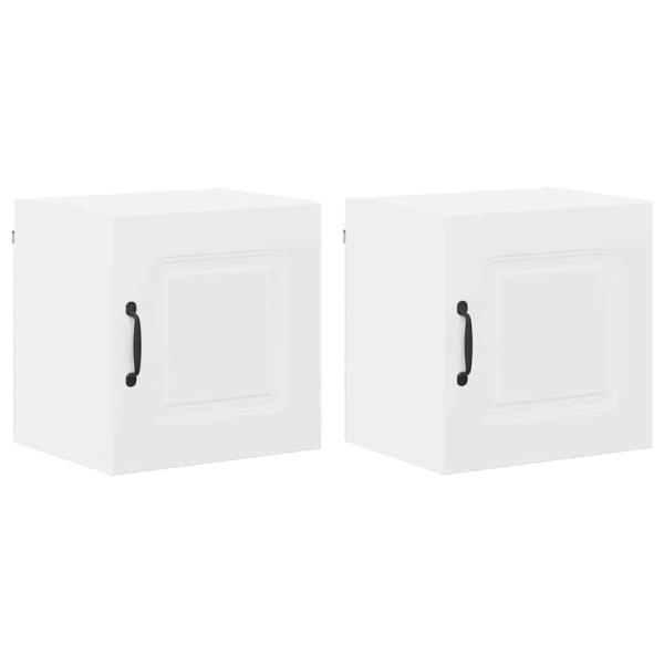 Küchenhängeschrank 2 pcs Weiß 40 x 31 x 40 cm Holzwerkstoff