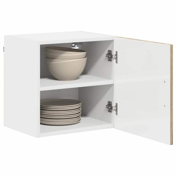 Küchenhängeschrank mit Regal 2 pcs Sonoma-Eiche 40 x 31 x 40 cm