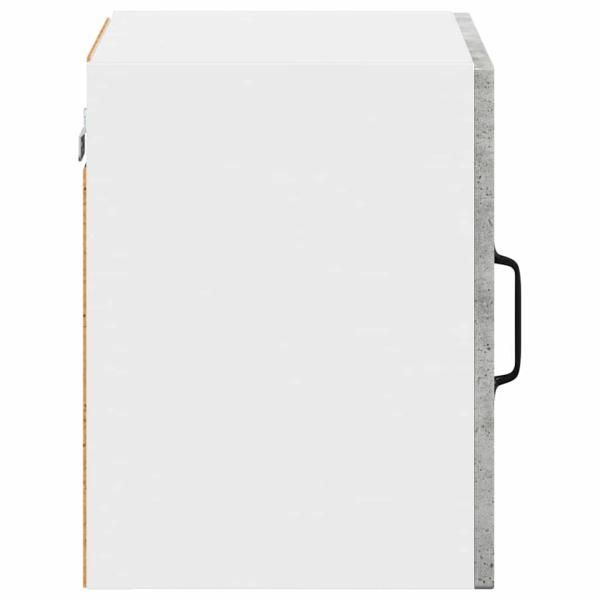 Küchenhängeschrank mit Regal 2 pcs Beton Grau 40 x 31 x 40 cm