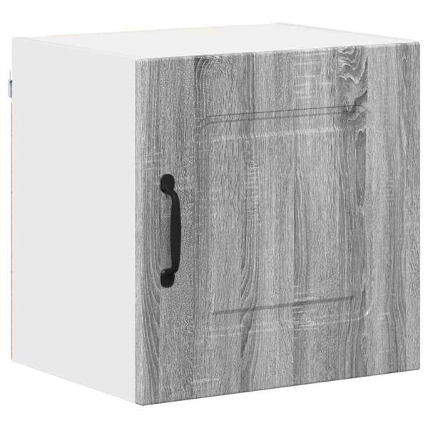 Küchenhängeschrank mit Tür 2 pcs Graues Sonoma 40 x 31 x 40 cm