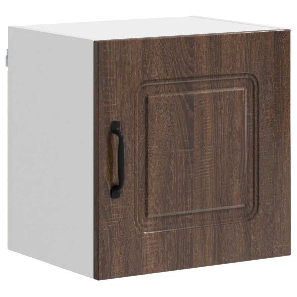 ARDEBO.de - Küchenhängeschrank mit Regal Braun Eichen-Optik 40 x 31 x 40 cm