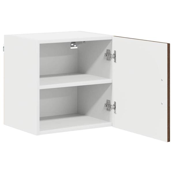 Küchenhängeschrank mit Regal Braun Eichen-Optik 40 x 31 x 40 cm