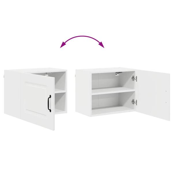 Küchenhängeschrank mit Regal Weiß 50 x 31 x 40 cm Holzwerkstoff