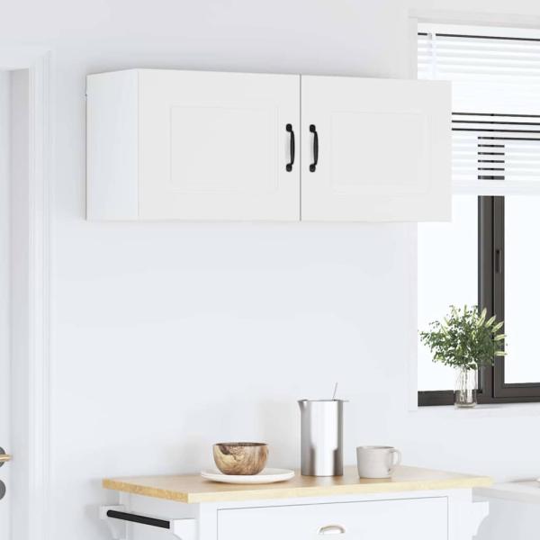 Küchenhängeschrank mit Regal Weiß 50 x 31 x 40 cm Holzwerkstoff
