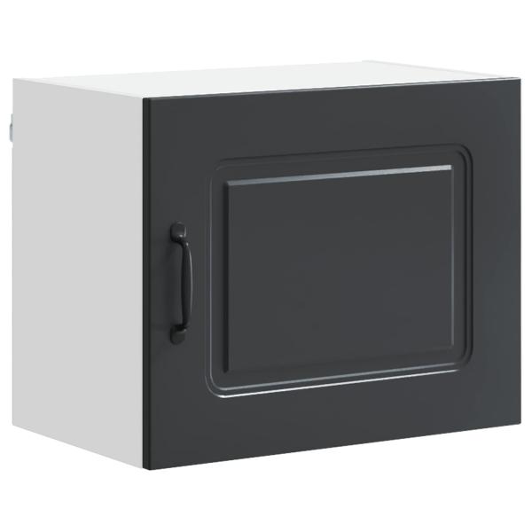 Küchenhängeschrank 2 pcs Schwarz 50 x 31 x 40 cm Holzwerkstoff