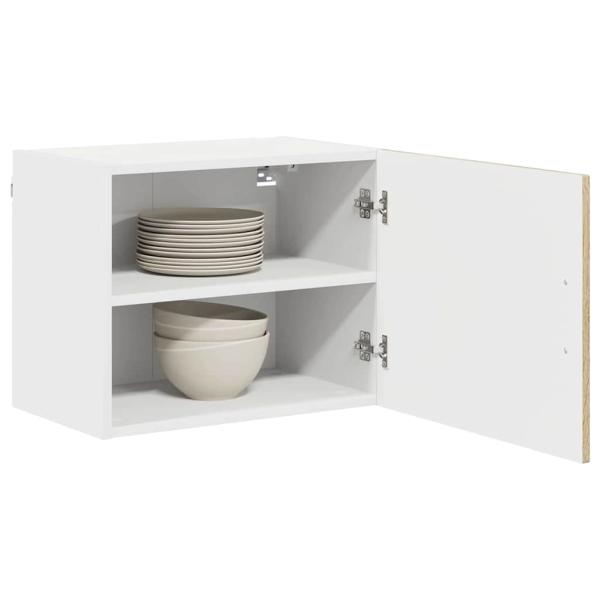 Küchenhängeschrank mit Regal 2 pcs Sonoma-Eiche 50 x 31 x 40 cm