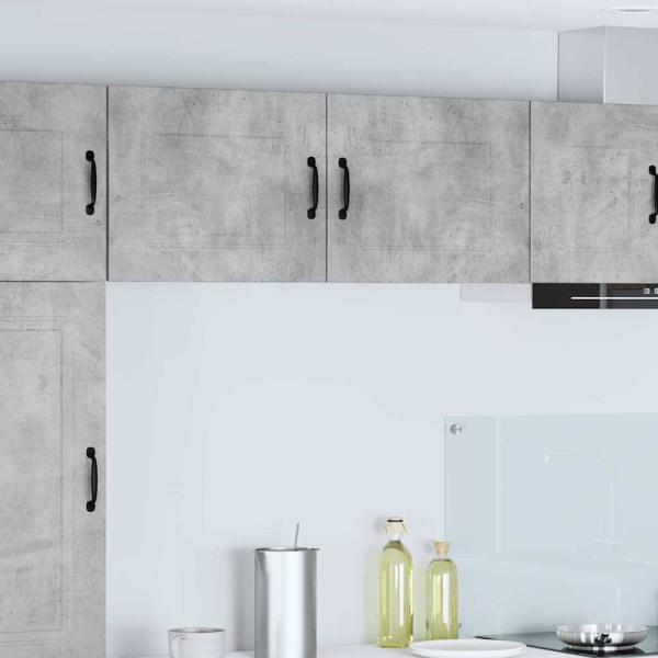 ARDEBO.de - Küchenhängeschrank Beton Grau 50 x 31 x 40 cm Holzwerkstoff